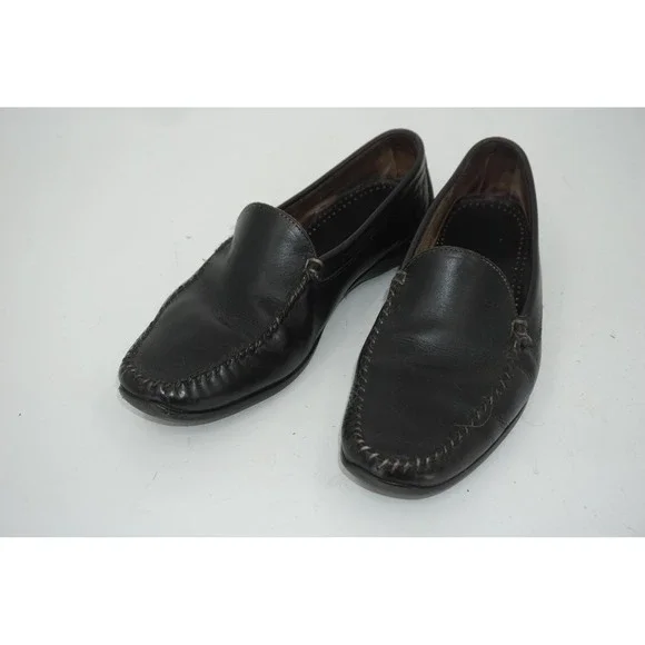 Allen Edmonds El Paso Driving Loafer Black Leather‎ Slip On Men's 11 D Casual