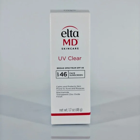 EltaMD UV Clear Broad Spectrum SPF46 Face Sunscreen 1.7oz Niacinamide Zinc Oxide