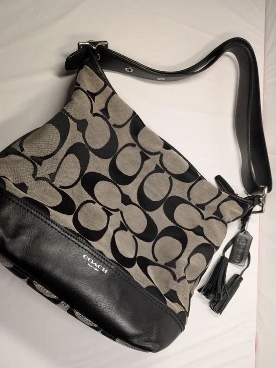 Coach Legacy Signature Duffel Hobo
