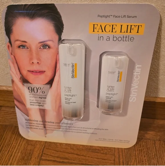 Strivectin 1 oz and 0.5 oz Tighten & Lift Peptight Face Lift Serums New & Sealed