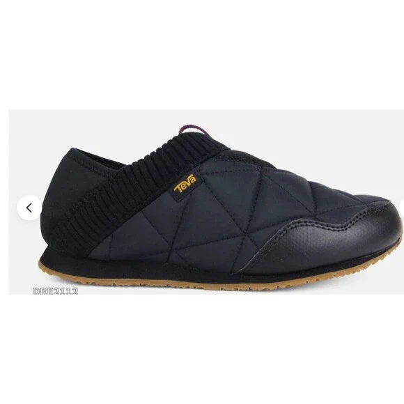 Teva Ember Moc Black Shoes Unisex Men 7 Women 9 EU 40