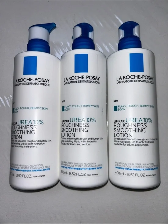 3x La Roche-Posay Lipikar Urea 10% Roughness Smoothing Lotion