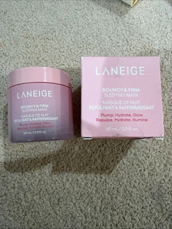 LANEIGE Bouncy & Firm Sleeping Mask - NEW Seal Broken