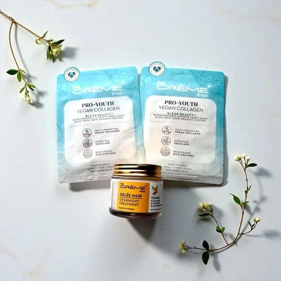 The Crème Shop Pro-Youth Collagen Korean Skincare Set