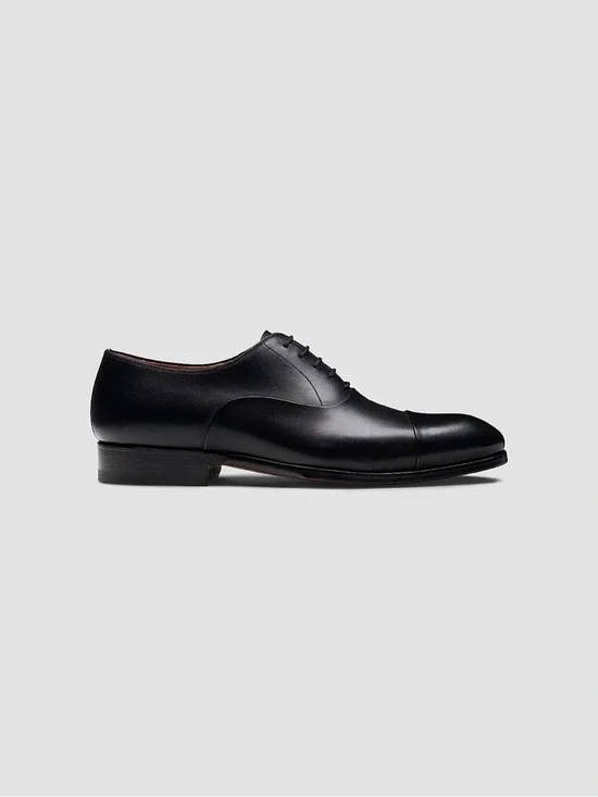 Magnanni Naxos Leather Cap-Toe Derby Shoes
