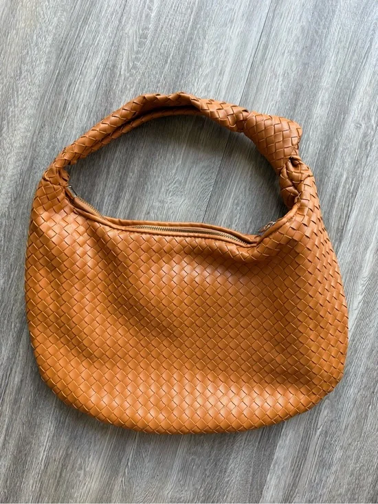 Melie Bianco Woven Shoulder Bag