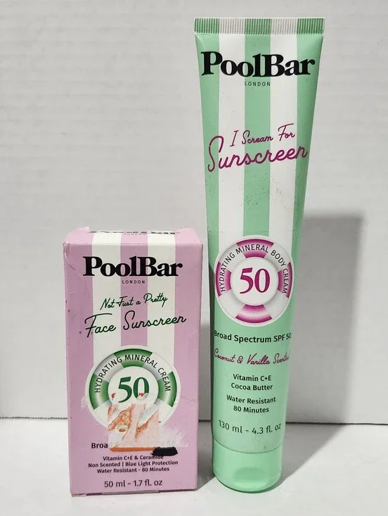 Pool Bar SPF 50 Sunscreen For Face & Body