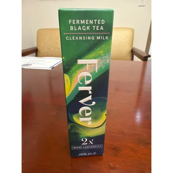 Ferver Fermented Black Tea Cleansing Milk 4 fl oz Fragrance Free Vegan Cleanser