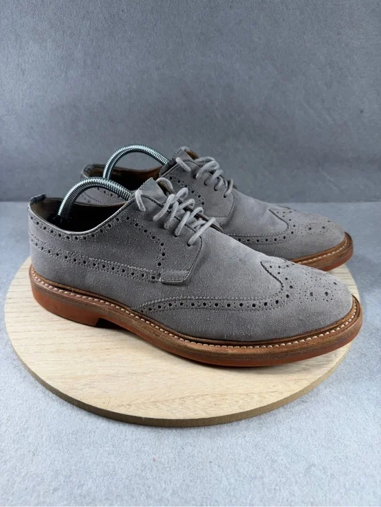 Cole Haan x Todd Snyder Suede Wingtip Shoes C14253 Men's Size 10.5 M