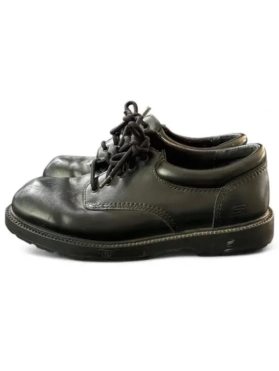 Skechers Men's Black and Brown Oxford