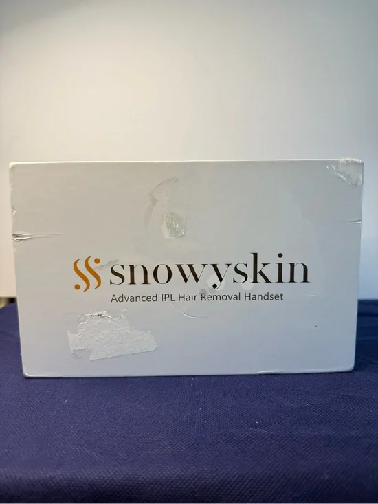 SnowySkin Advanced IPL Hair Removal Handset – White & Gold