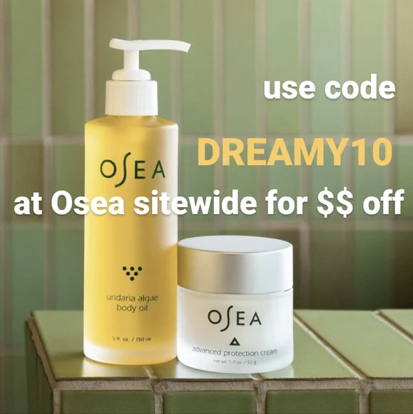 🆕 OSEA Sitewide discount code