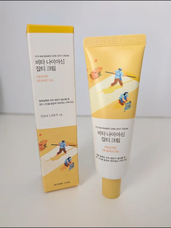 Round Lab Vita Niacinamide Dark Spot Cream New Face Moisturizer Korea 50 ml