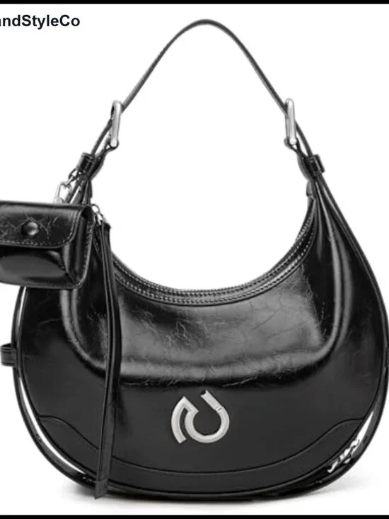 Genuine Leather Hobo Bag Crossbody Shoulder Purse Women Satchel Handbag