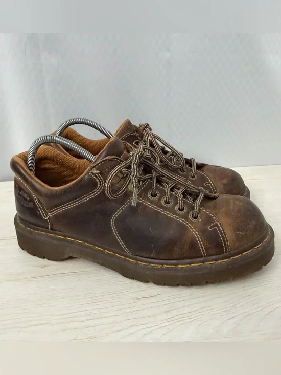 Dr. Martens Men’s Oxford Shoes Size 11 Brown Leather Grunge Distressed