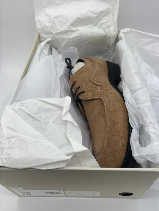 Alfani Men's Suede Oxford Dress Shoes in Tan Brown