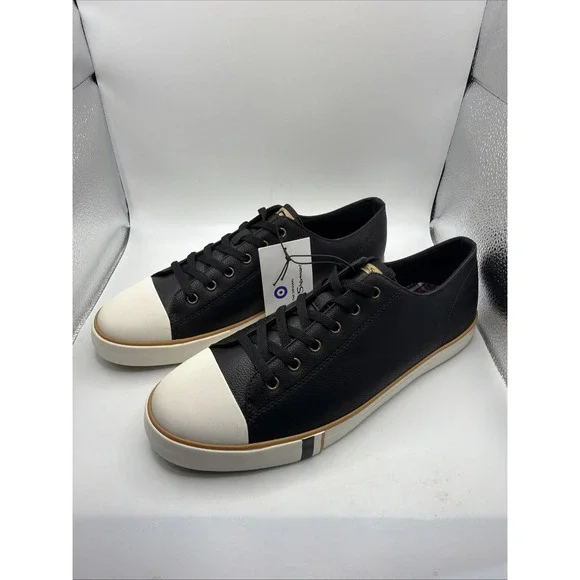 Ben Sherman Dorset Lo LX Sneakers Men's Black Lace-Up Low Top Casual Size 10.5