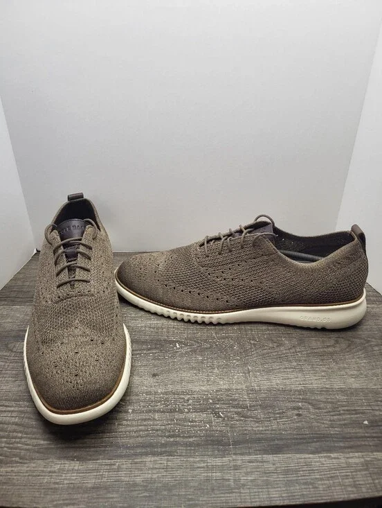 Cole Haan Zero Grand.ØS C37988 Tan Mens Size 15 Wingtip Shoes