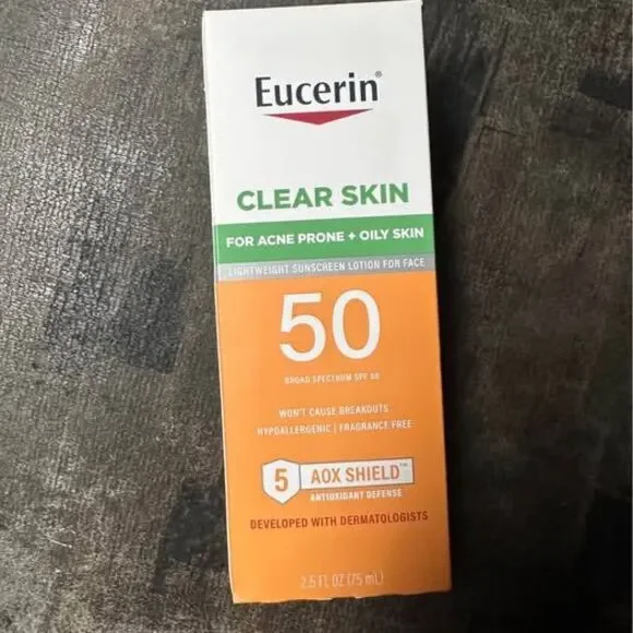 Eucerin Clear Skin SPF 50 Sunscreen Lotion