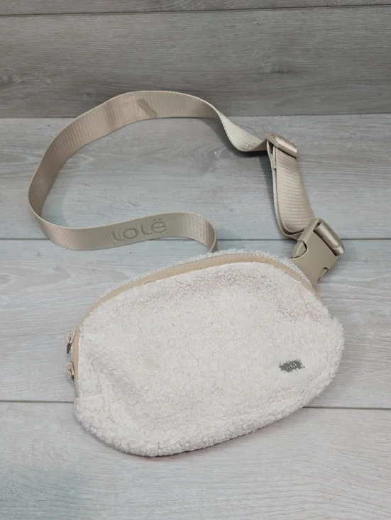 Lole Women Fleece Belt Bag Fluffy Small Athletic Bag