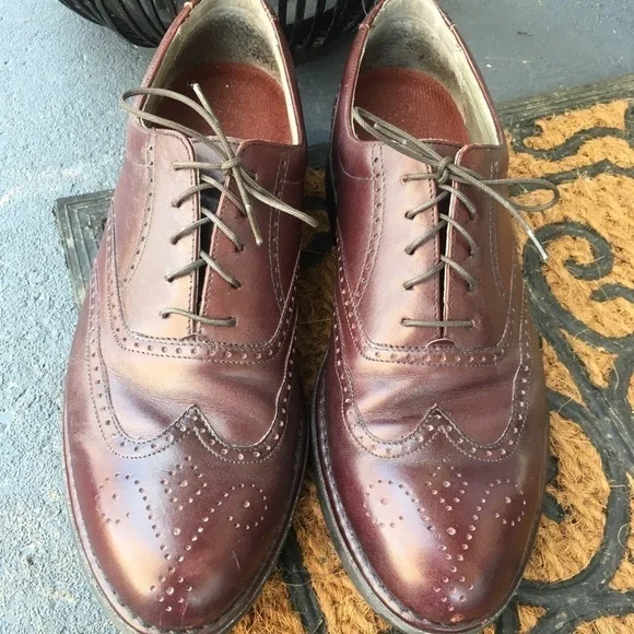 Rockport Dressports Oxford Dress shoes Wine sz 10
