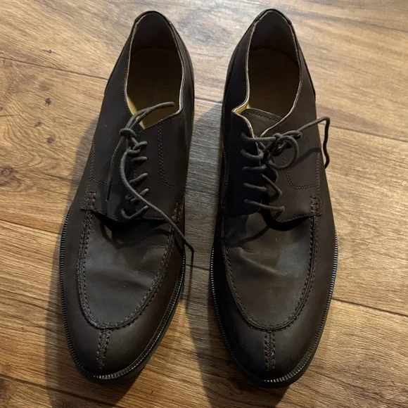 Cole Haan Dark Brown Leather Oxfords