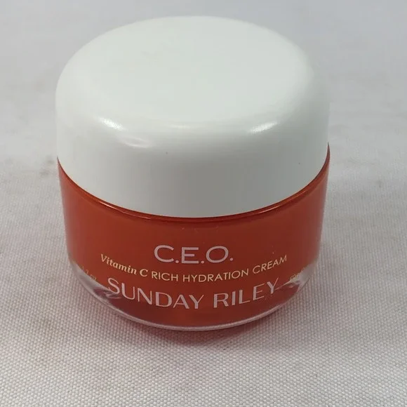 SUNDAY RILEY C.E.O. Vitamin C Rich Hydration Cream 50g 1.7oz NEW Unused Open Box
