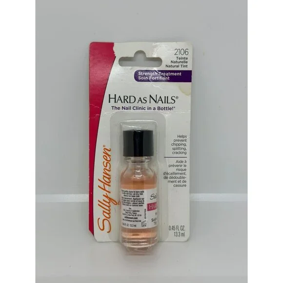 NIP‎ Sally Hansen Hard As Nails Strength Treatment 2106 Natural Tint 0.45 Fl Oz