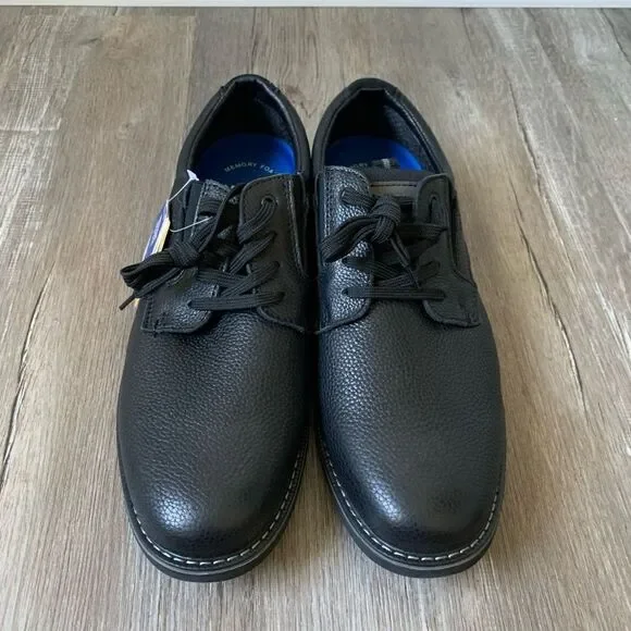 NWT Nunn Bush Casual Dress Comfort Work Shoe Leather Black Size 12 Wide