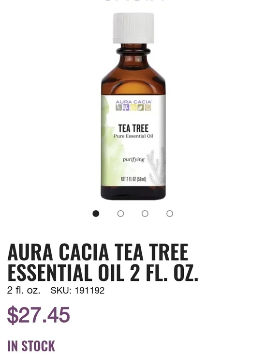 Tea Tree Pure Essential Oil - 2 fl. oz. - Clear/Amber Bottle