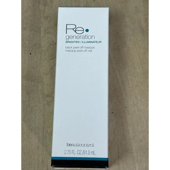 Beauticontrol Re.generation Black‎ Peel-Off Masque 2.75oz Brighten Clean Pores