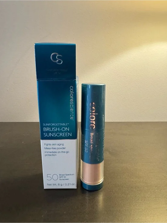 Colorescience Sunforgettable Brush On Sunscreen SPF 50 Full Size 6 g .21 oz NIB