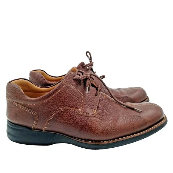 Johnston & Murphy Mens Size 9.5M Dress Shoes Brown Leather Oxford 20-7223‎