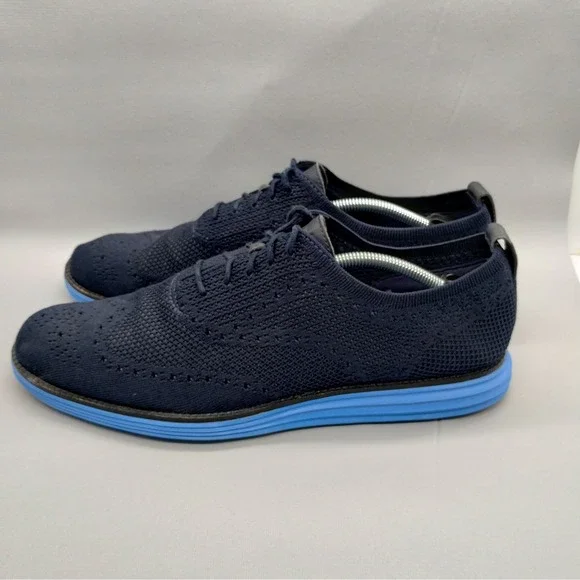 Cole Haan OriginalGrand Stitchlite Wingtip Oxford Navy Blue‎ C30237 Mens 13M