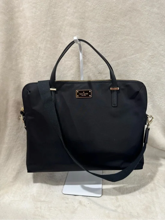 kate spade Black Nylon Briefcase Tote