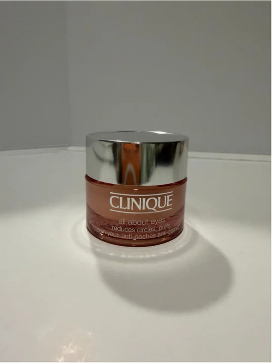 Clinique All About Eyes Reduces Circles Puffs Eye Cream 0.5oz/15 ml New w/o box