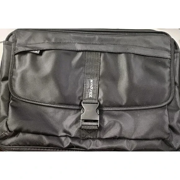Targus Black Computer Laptop Bag Carry Case Travel Bag Briefcase Messenger Bag