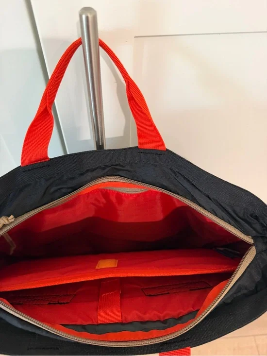 Cotopaxi  Black and Red Tote Bag with Laptop Compartment