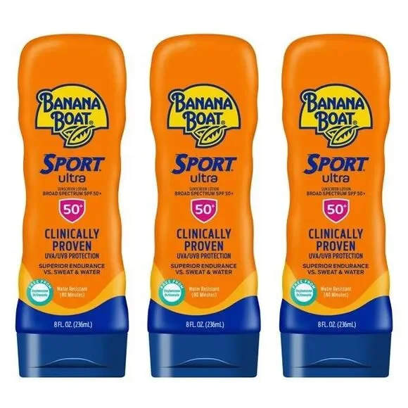 3 pk Banana Boat Advanced Protection Sunscreen 50