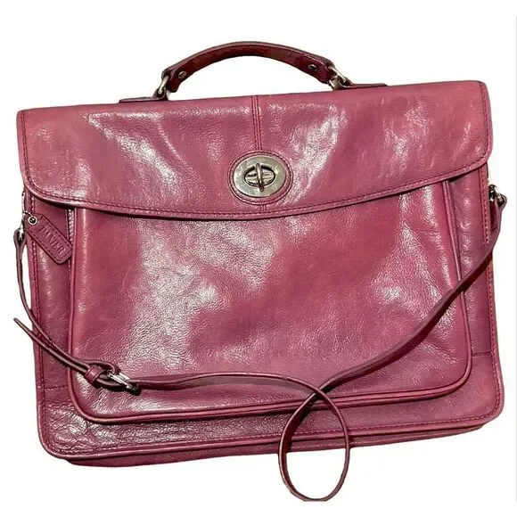 Danier Vintage Leather Laptop Case