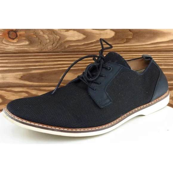 Goodfellow Shoes Sz 12 M Black Derby Oxfords Fabric Men 17730‎