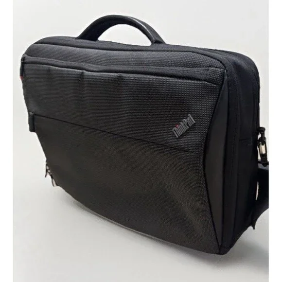 ThinkPad Black Nylon Padded Shoulder Messenger Bag for 15