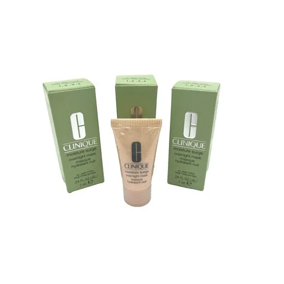 Clinique Moisture Surge Overnight Mask 0.24 oz / 7 mL each set of 3  Travel Size