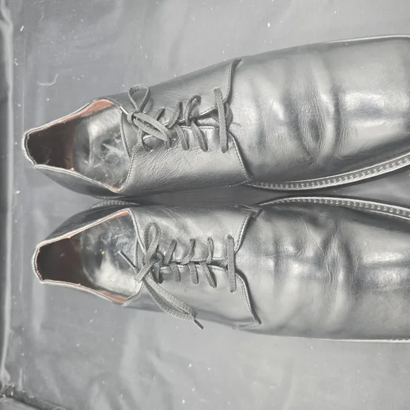 Bachrach Black Oxfords Sleek‎ Formal Design