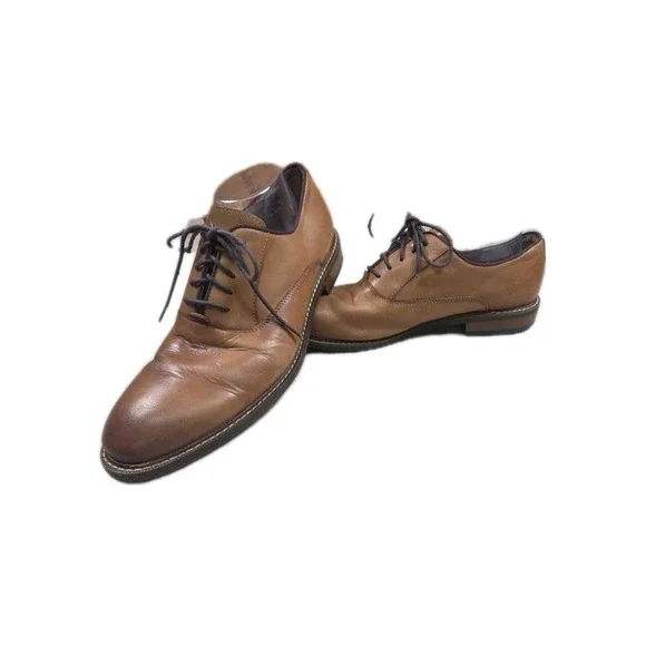 Vince Camuto Lyre Derby Dress Shoes Cognac‎ Soft Leather Size 11M