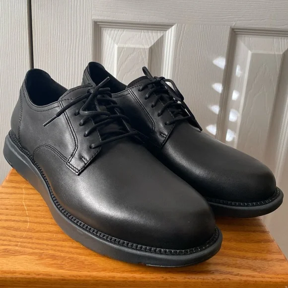 NWOT! COLE HAAN Grand Atlantic‎ Black Leather Oxford SZ 11.5M