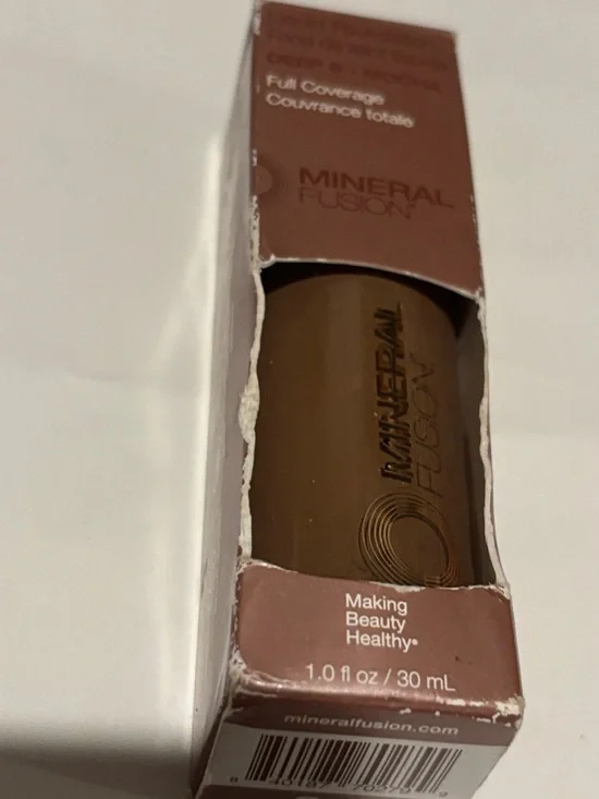 Mineral Fusion Full Coverage Foundation - Deep 6- MOCHA 30 ml