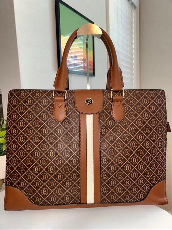 Bostanten Stroud Vintage Leather Briefcase