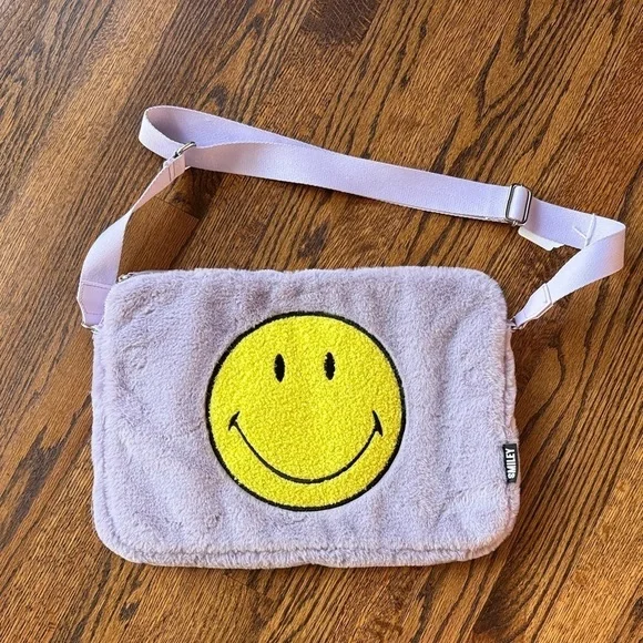 Smiley X H&M Women’s Lilac Smiley Face Laptop Bag
