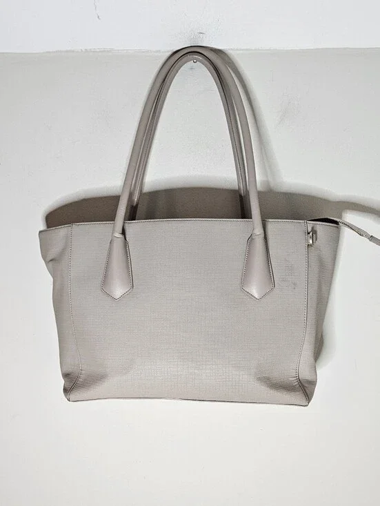 Dagne Dover Signature Legend Tote Laptop Bag Tan Gold